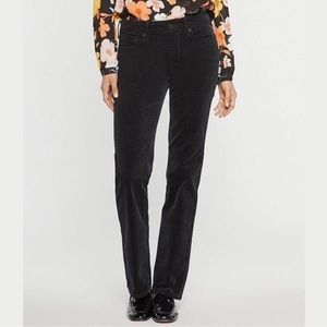 NYDJ Marilyn Straight Leg Mid Rise Fine Wale Corduroy Jeans size 10